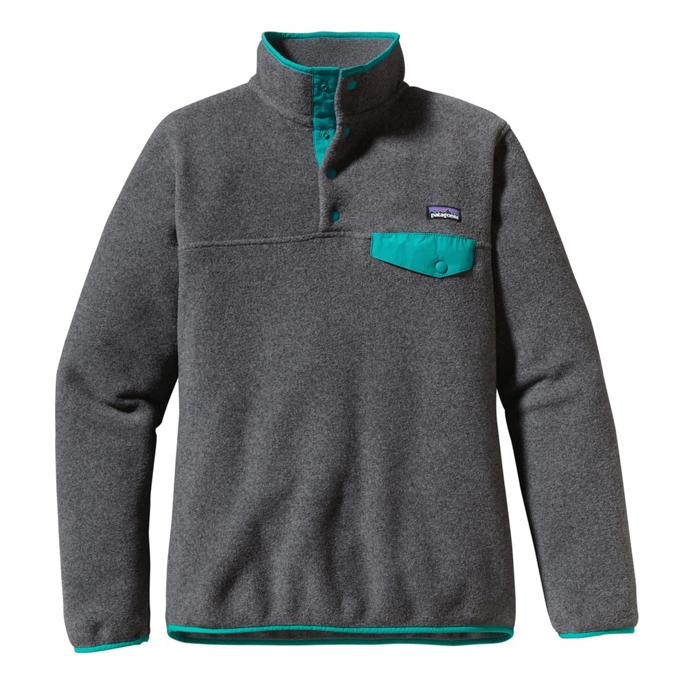 Patagonia Women's Lightweight Synchilla Snap-T Pullover Gray Size Medium